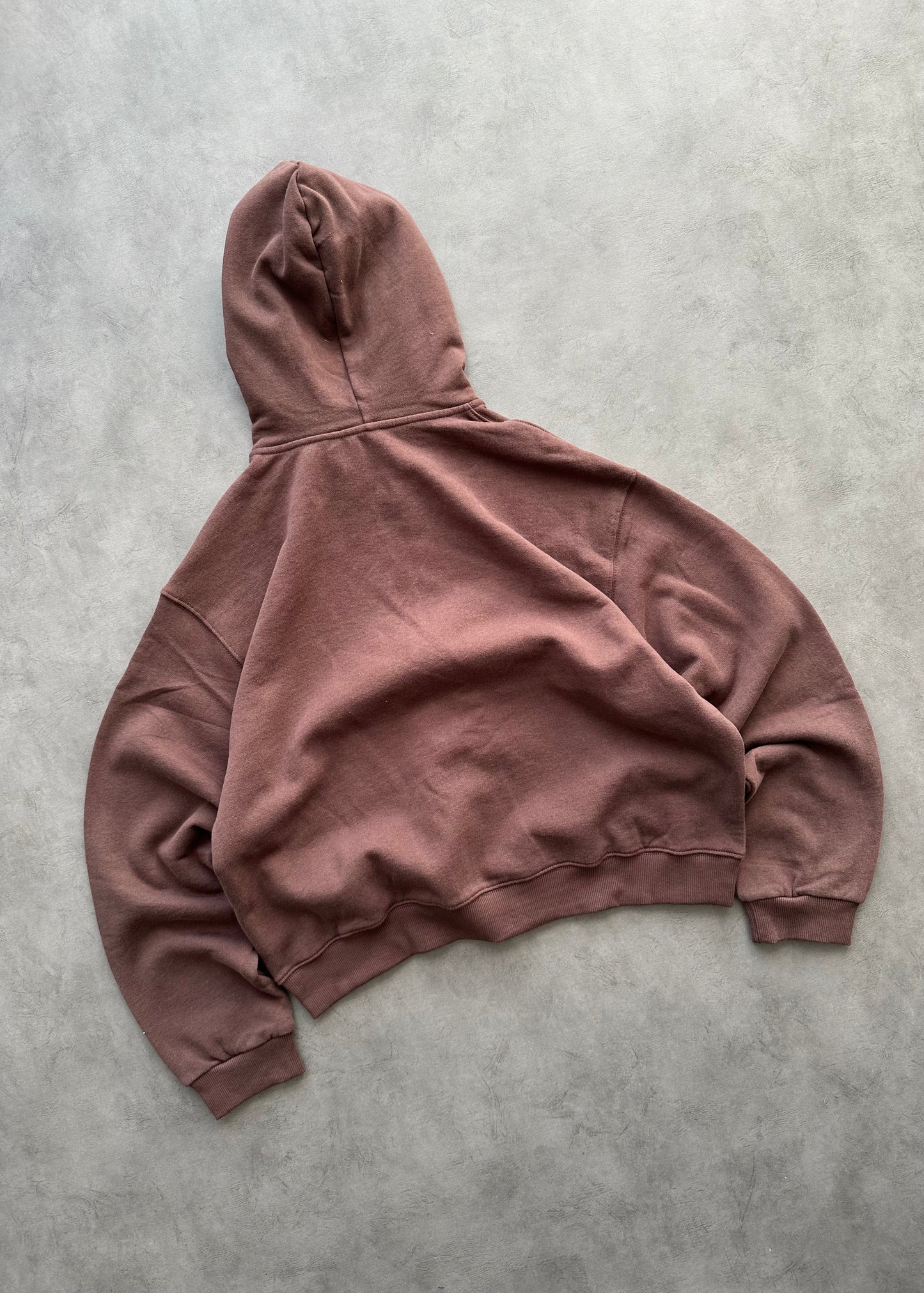 ZIP HOODIE BLANK 450 GSM - COFFEE