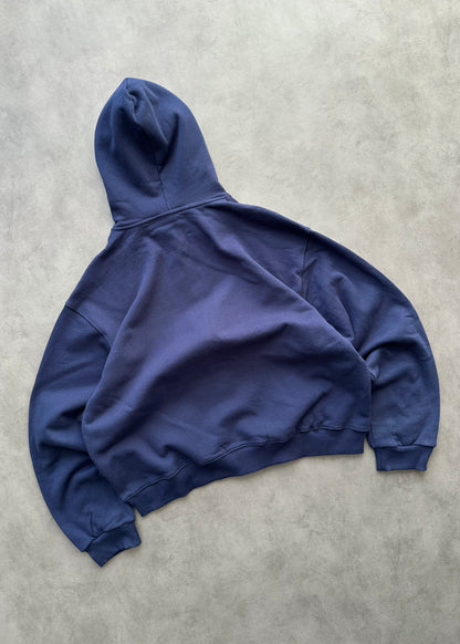 ZIP HOODIE BLANK 450 GSM - FADED NAVY